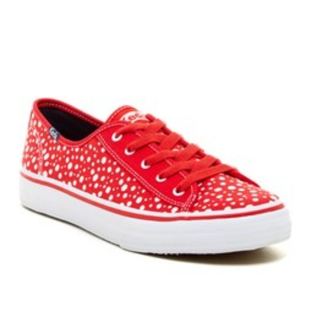 Keds Red Polka Dot Tennis Shoes WF49943 6.5 US